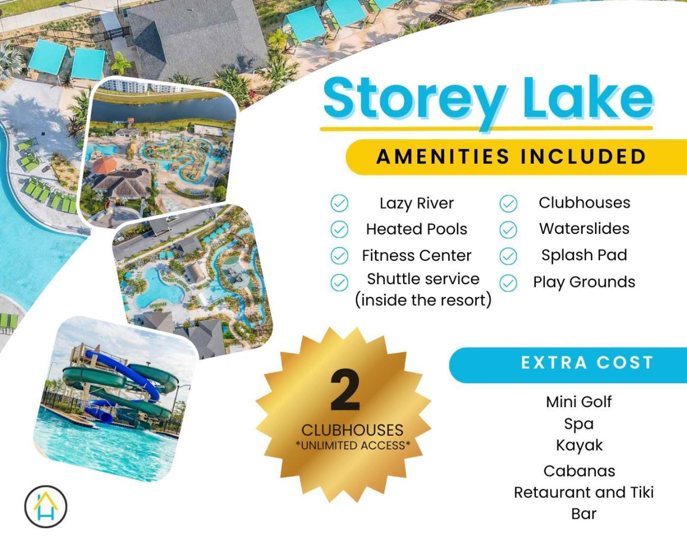 Gorgeous 2Br Lakeview Condo With Waterpark كيسيمي المظهر الخارجي الصورة